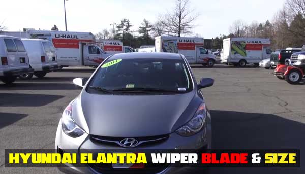 2011 Hyundai Elantra Wiper Blade Size