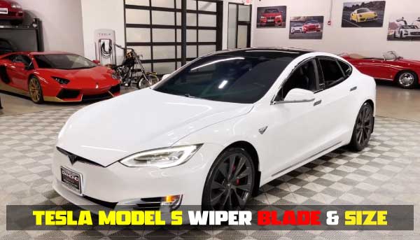 2020 Tesla Model S Wiper Blade Size Table