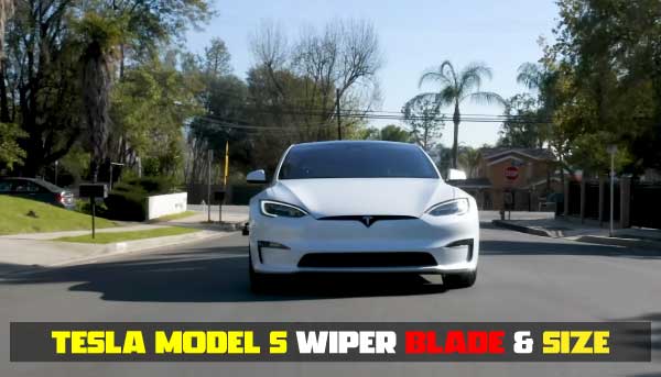 2023 Tesla Model S Wiper Blade Size Table